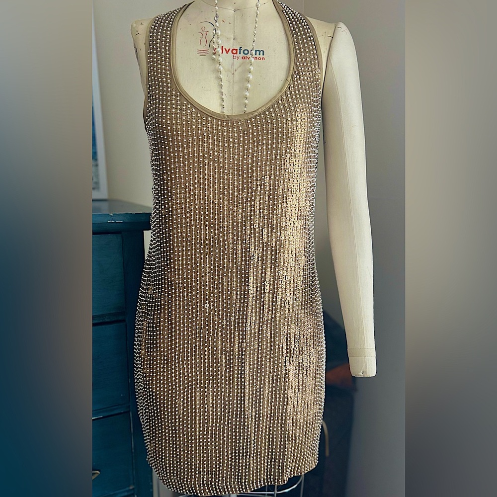 Sequin & Pearl Dress by Maria Bianca Nero